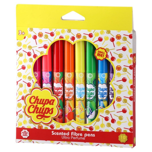 Flomasteri 10 CHUPA CHUPS Mirišljavi 