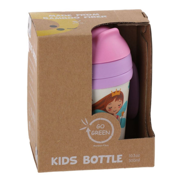 Flašica BAMBOO sa slamčicom jednorog 300ml 