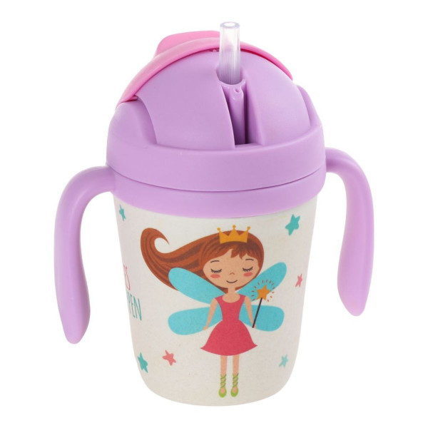 Flašica BAMBOO sa slamčicom jednorog 300ml 