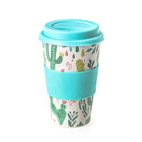 Putna šolja sa poklopcem - kaktus 