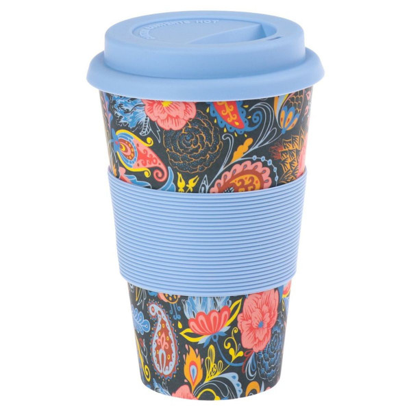 Šolja sa poklopcem STREET plava 