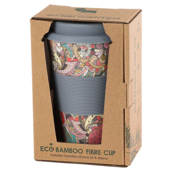 Šolja sa poklopcem STREET siva 