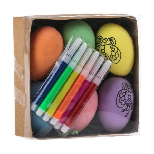 Set za bojenje jaja 6 komada 6 cm 