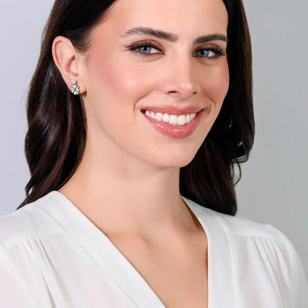 Minđuše LUCA BARRA biser i detelina 