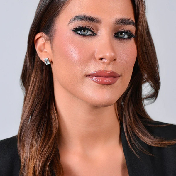 Minđuše LUCA BARRA kristal sa cirkonima 