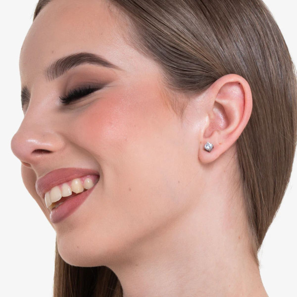 Minđuše LUCA BARRA kristal 6mm 