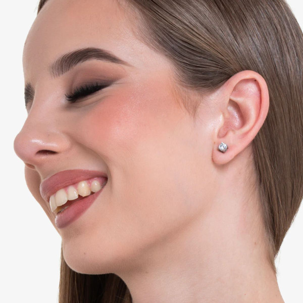 Minđuše LUCA BARRA kristal 7mm 