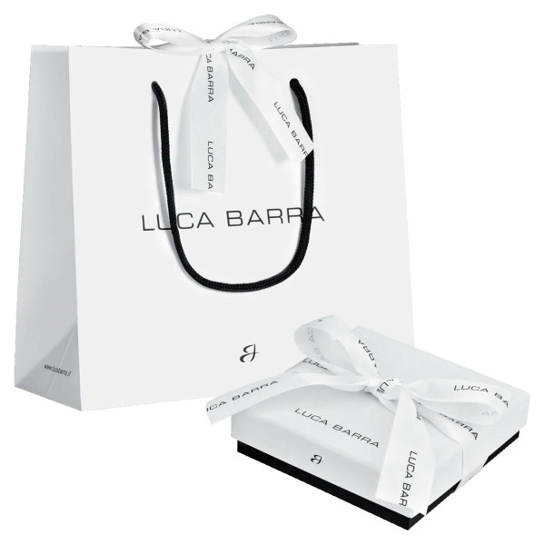 Ogrlica LUCA BARRA zeleni cirkoni 