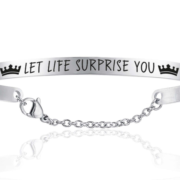 Narukvica LUCA BARRA Let Life Suprise You 