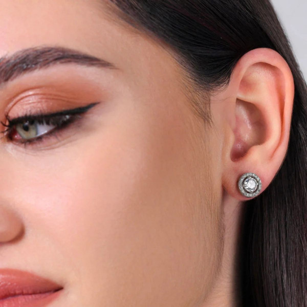 Minđuše LUCA BARRA kristal sa cirkonima 