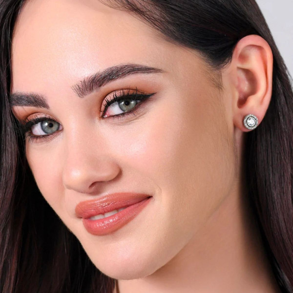 Minđuše LUCA BARRA kristal sa cirkonima 