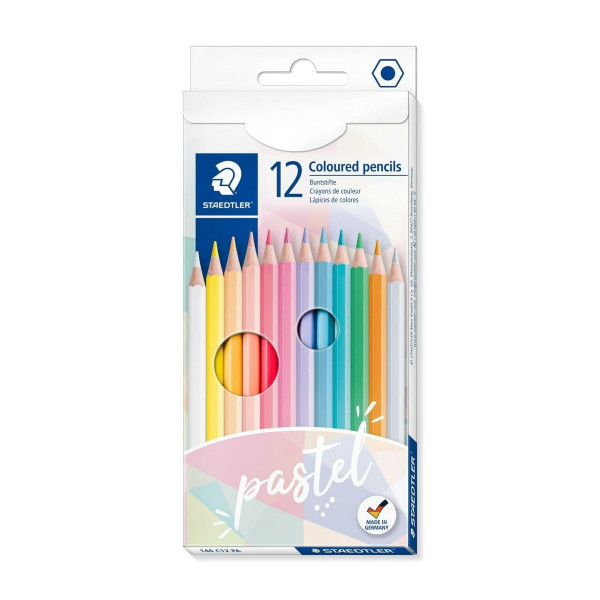 Drvene bojice 12 STAEDTLER  Noris pastel 