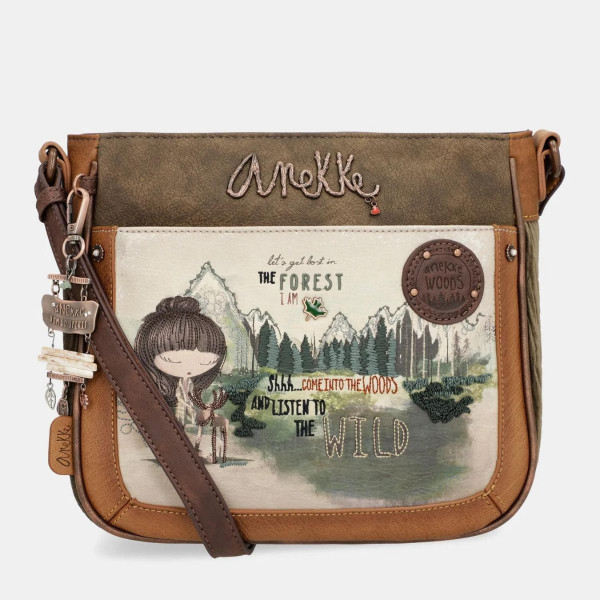 Torba ANEKKE The Forest medium printed shoulder bag 