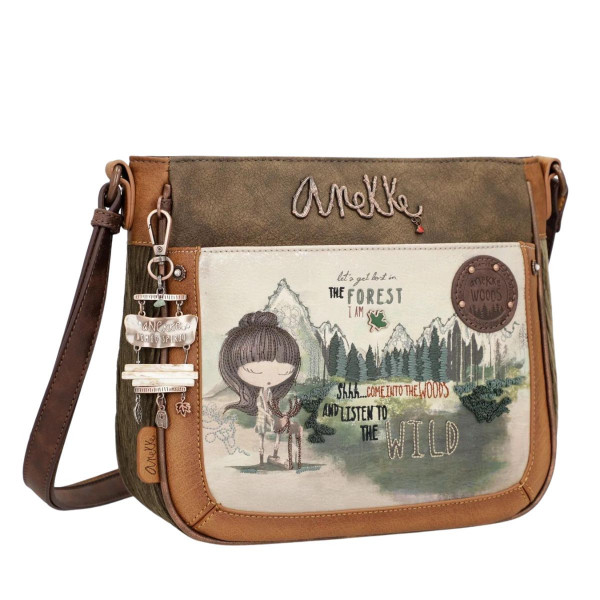 Torba ANEKKE The Forest medium printed shoulder bag 