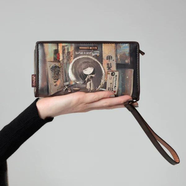 Novčanik ANEKKE Shoen Brown Large RFID 