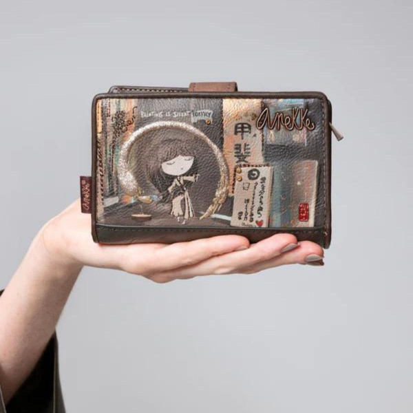 Novčanik ANEKKE Shoen Brown Medium RFID 