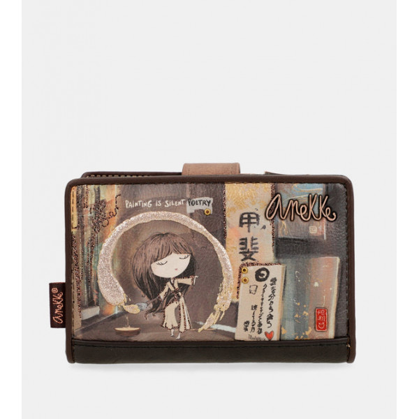 Novčanik ANEKKE Shoen Brown Medium RFID 