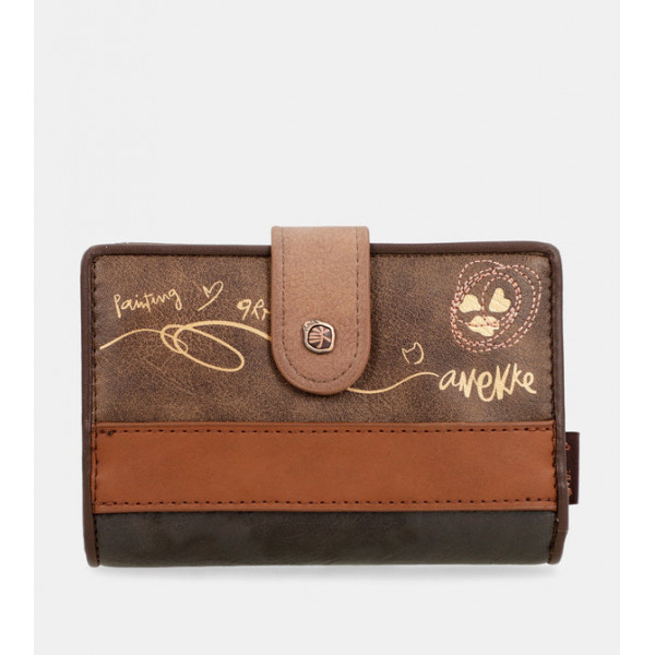 Novčanik ANEKKE Shoen Brown Medium RFID 