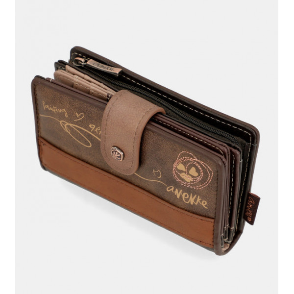 Novčanik ANEKKE Shoen Brown Medium RFID 