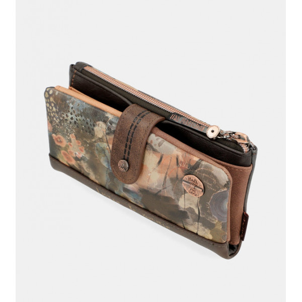 Novčanik ANEKKE Shoen Brown Large Flexible RFID 