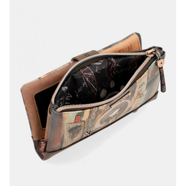 Novčanik ANEKKE Shoen Brown Large Flexible RFID 