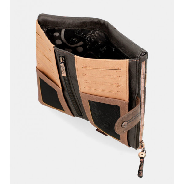 Novčanik ANEKKE Shoen Brown Large Flexible RFID 