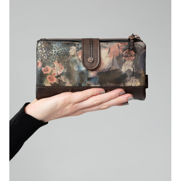 Novčanik ANEKKE Shoen Brown Large Flexible RFID 