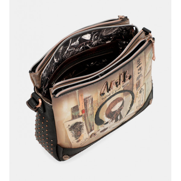 Torba ANEKKE Shoen Black 3 Compartments 