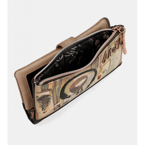 Novčanik ANEKKE Shoen Black Large Flexible 