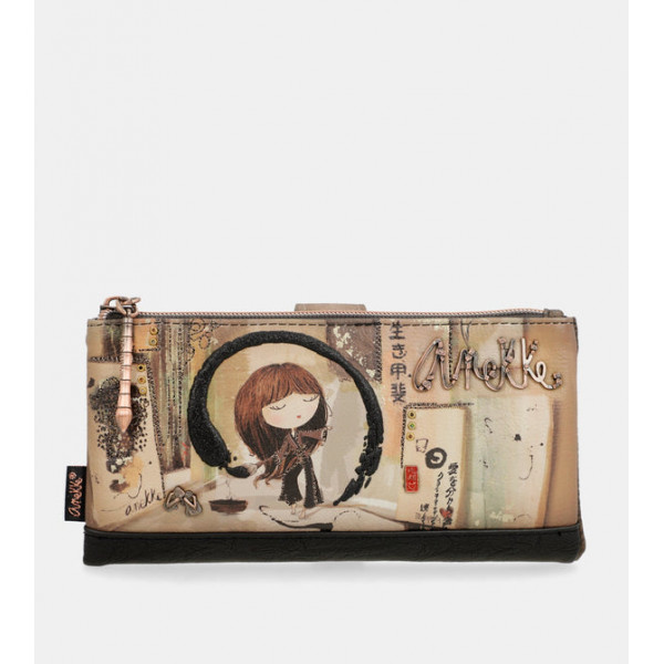 Novčanik ANEKKE Shoen Black Large Flexible 