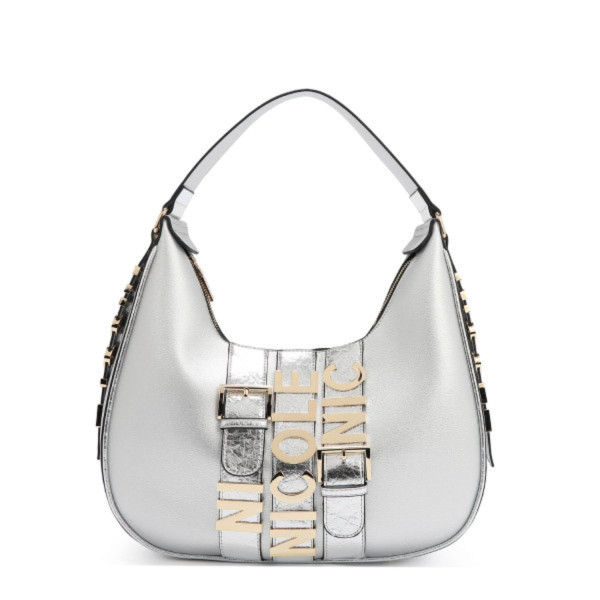 Torba NICOLE LEE Logo Silver 