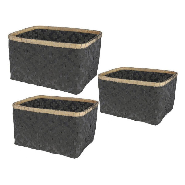Set od 3 korpe od bambusa 