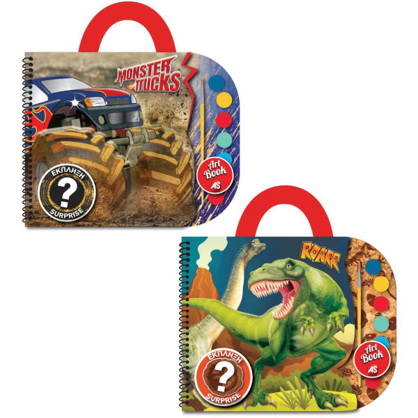 Set za crtanje Dino i Monster truck 