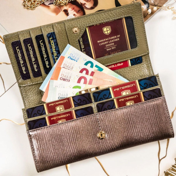 Kožni novčanik PETERSON colori 