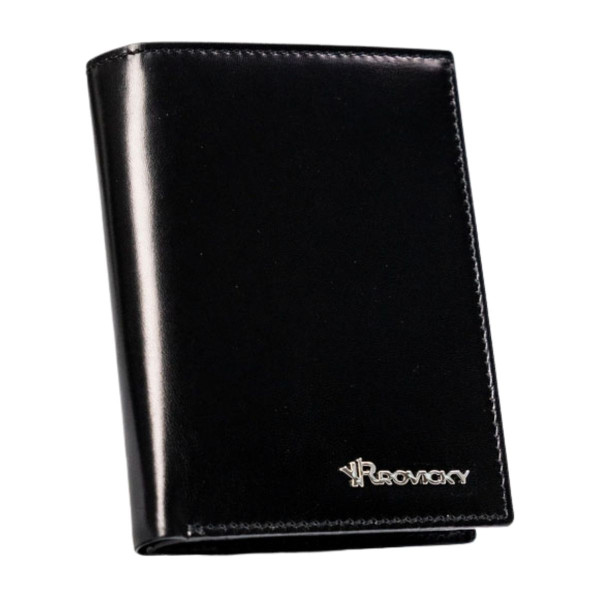 Kožni novčanik ROVICKY crni 