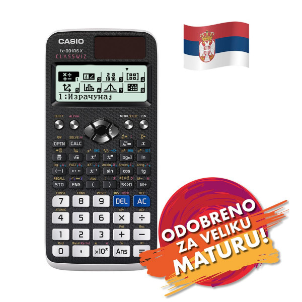 Digitron CASIO sa funkcijama na srpskom 