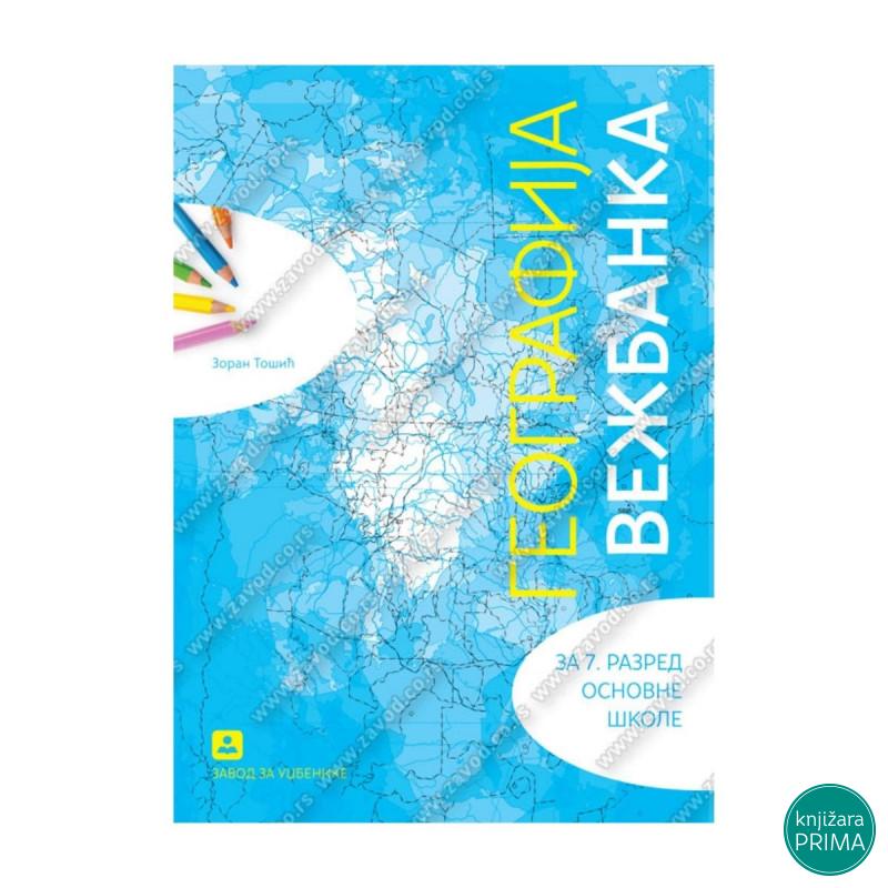 Nema karta kontinenti ZUNS za učenike 7. razreda 