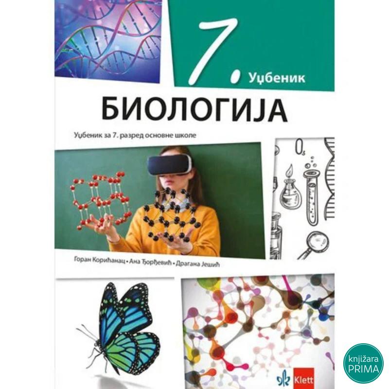 BIOLOGIJA 7 KLETT K1710801-3 Goran Korićanac Ana Đorđević Dragana Jašić 