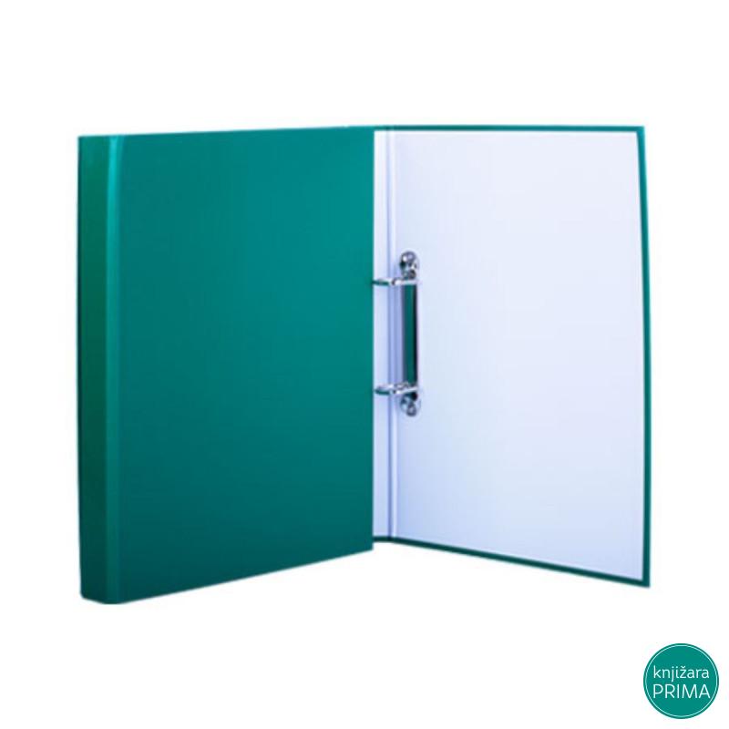 Fascikla A4 ACECO sa 2 ringa zelena 