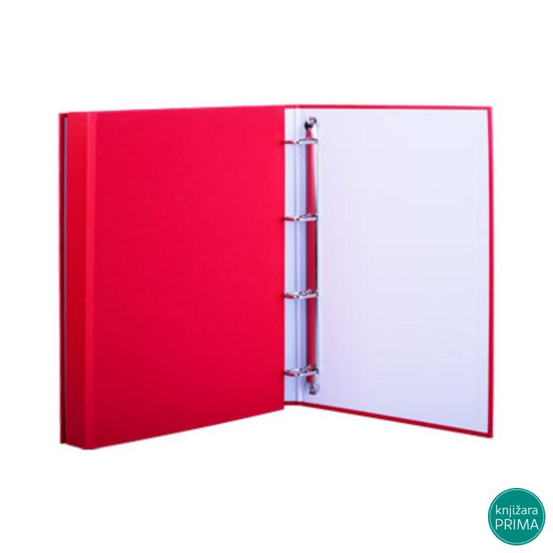 Fascikla A4 ACECO sa 4 ringa crvena 