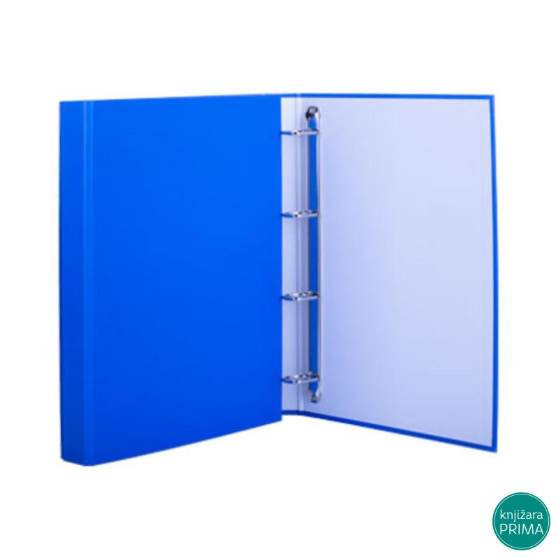 Fascikla A4 ACECO sa 4 ringa plava 