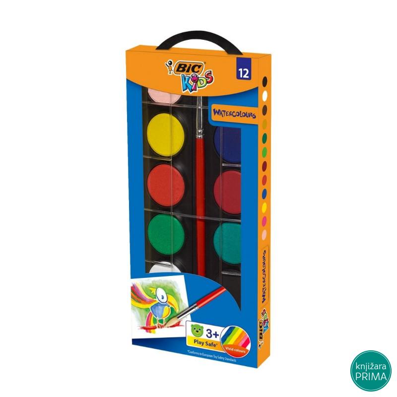 Vodene boje 12 BIC 