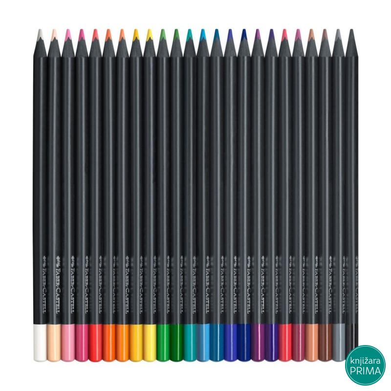 Drvene bojice 24 FABER CASTELL Black Edition 
