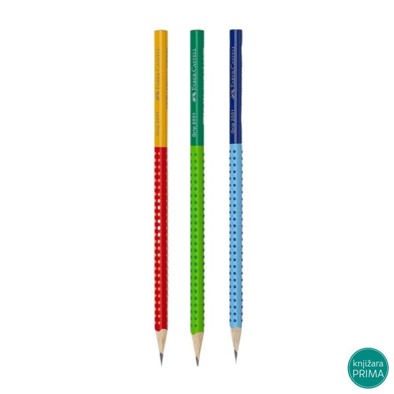 Grafitna olovka FABER CASTELL HB Grip Bicolor 