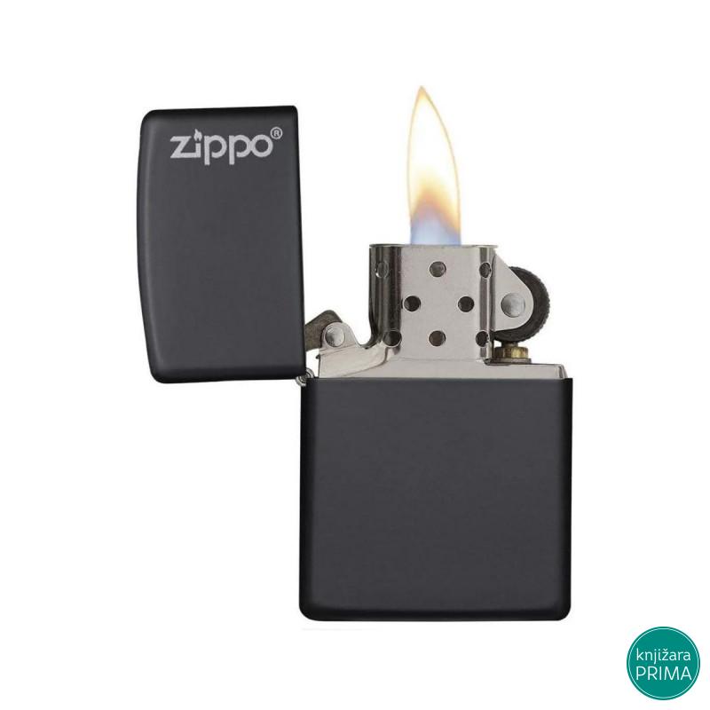 Upaljač ZIPPO Black Matte Logo 