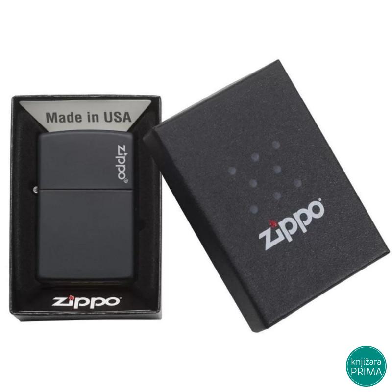 Upaljač ZIPPO Black Matte Logo 