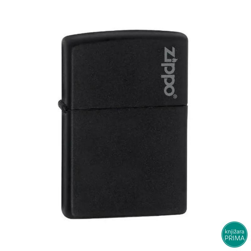 Upaljač ZIPPO Black Matte Logo 