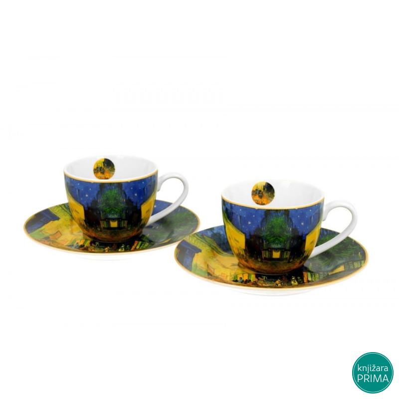 Set šoljica DUO Van Gog - Terasa kafane u noći 