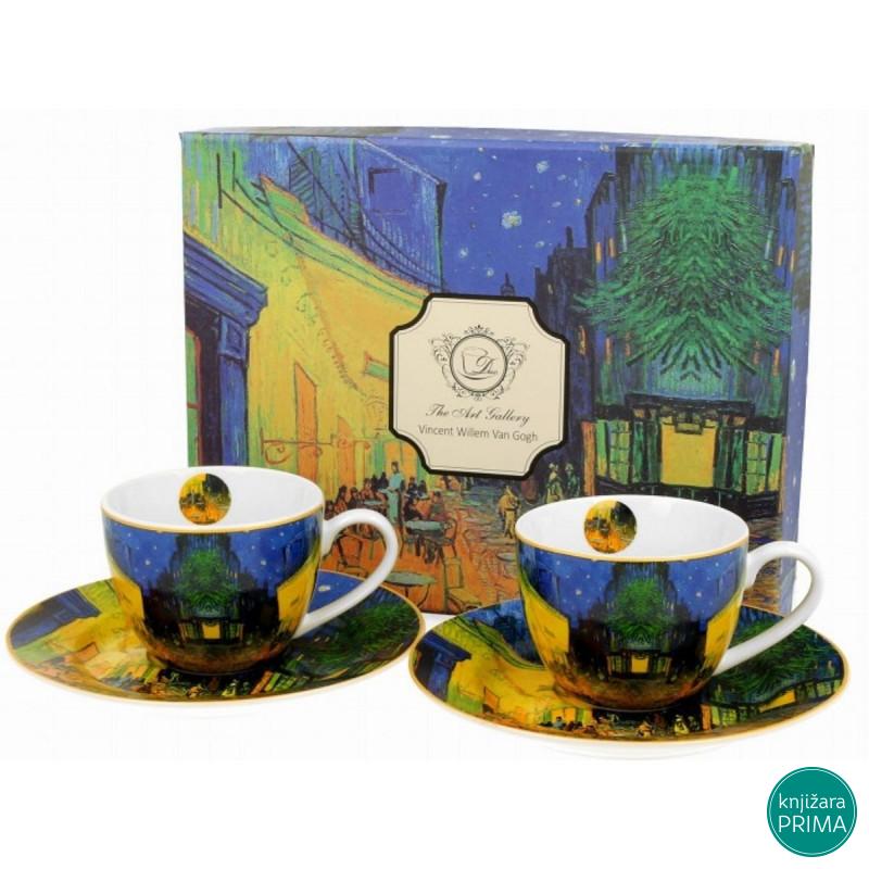 Set šoljica DUO Van Gog - Terasa kafane u noći 