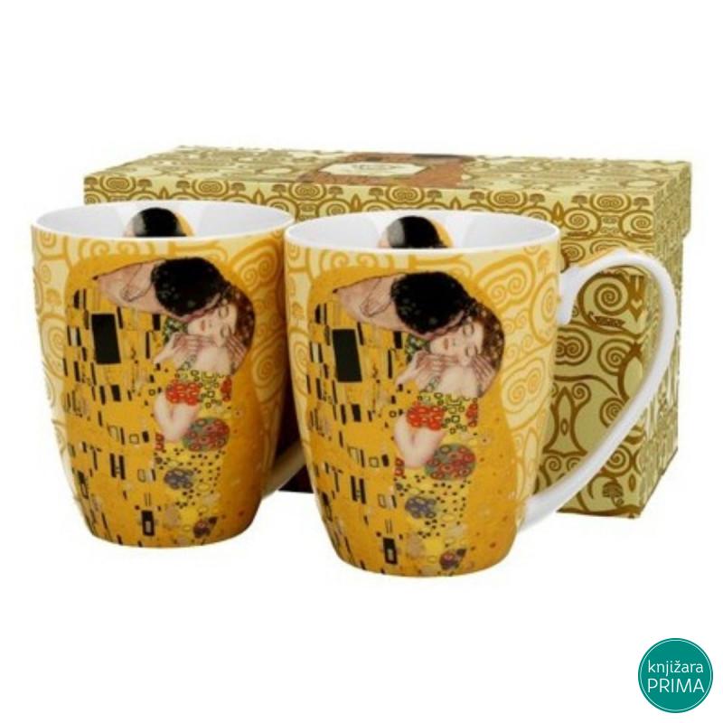 Set od 2 šolje DUO Gustav Klimt - Poljubac 